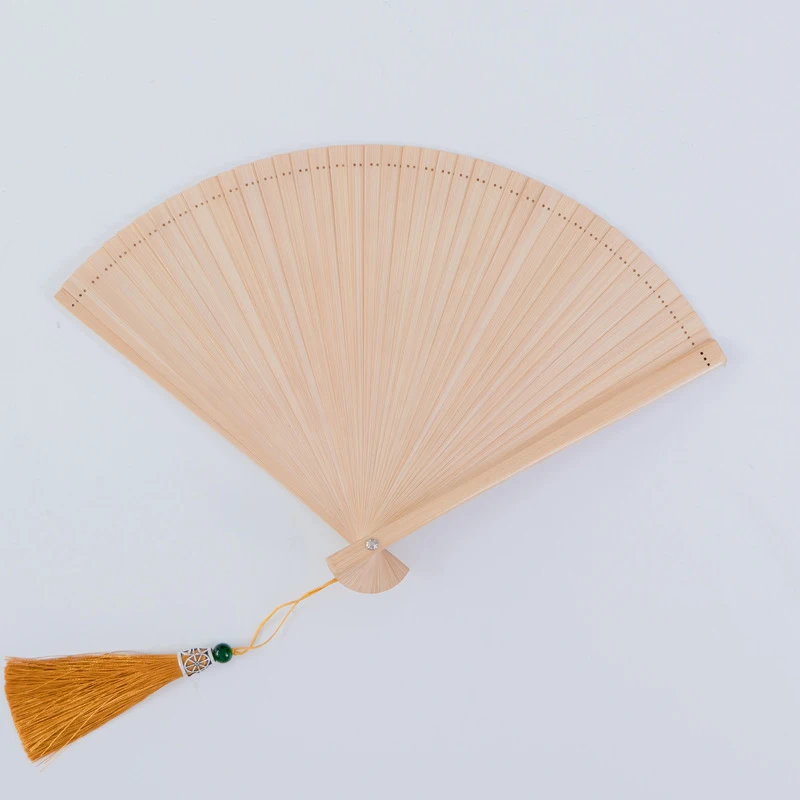 New Chinese Style Retro Bamboo Hand Fan Elegant Dance Performances Hand Held Folding Fans Props Wedding Gift Fans for Guest