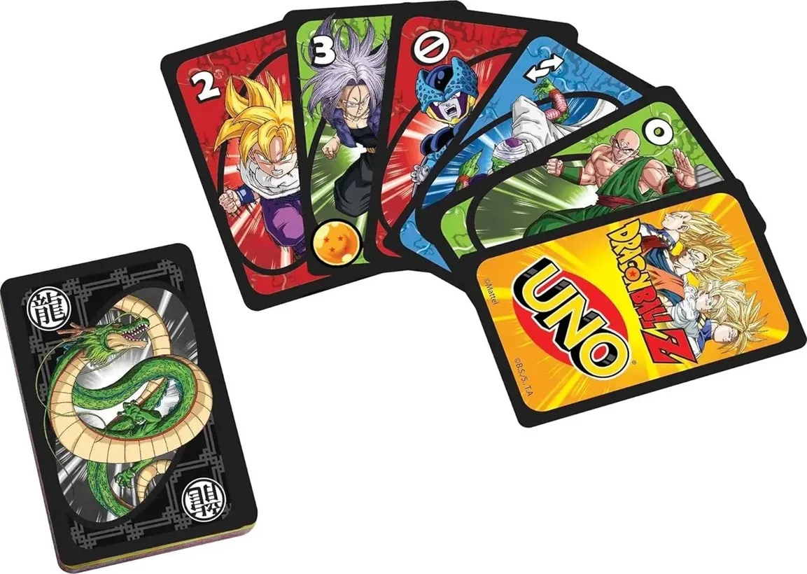 UNO-Juego de cartas a juego de Dragon Ball Z, SHOWEM NO MERCY, multijugador, fiesta familiar, juego de mesa, divertido, entretenimiento para amigos,