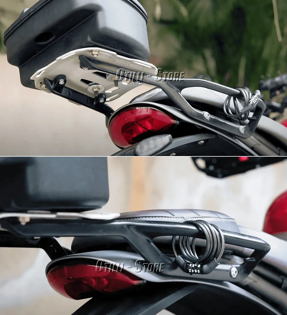 

New For Scrambler 400X SPEED Speed 400 2024 2025 Motorcycle Rear Luggage Rack Carrier Case Support Holder Cargo Bracket