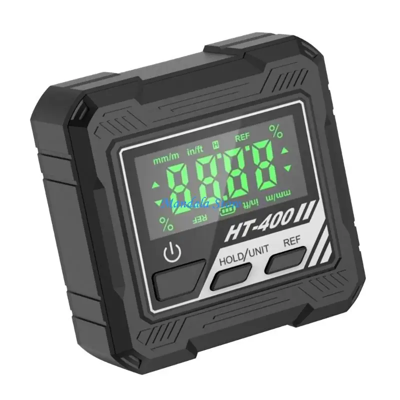 U2JC مقياس الميل الرقمي بقاعدة مغناطيسية ± 0.2 درجة دقة الإغلاق التلقائي ABS الإسكان USB شحن مراقب الزاوية للواجهات الخارجية #4