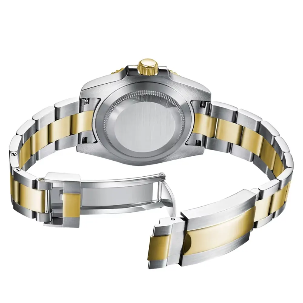 Jam Tangan Pria 40mm Diving NH35 Luminous MIYOTA 8215 Automatic Mechanical dengan Logo Kustom SUB Kristal Safir Jam Tangan Pria.