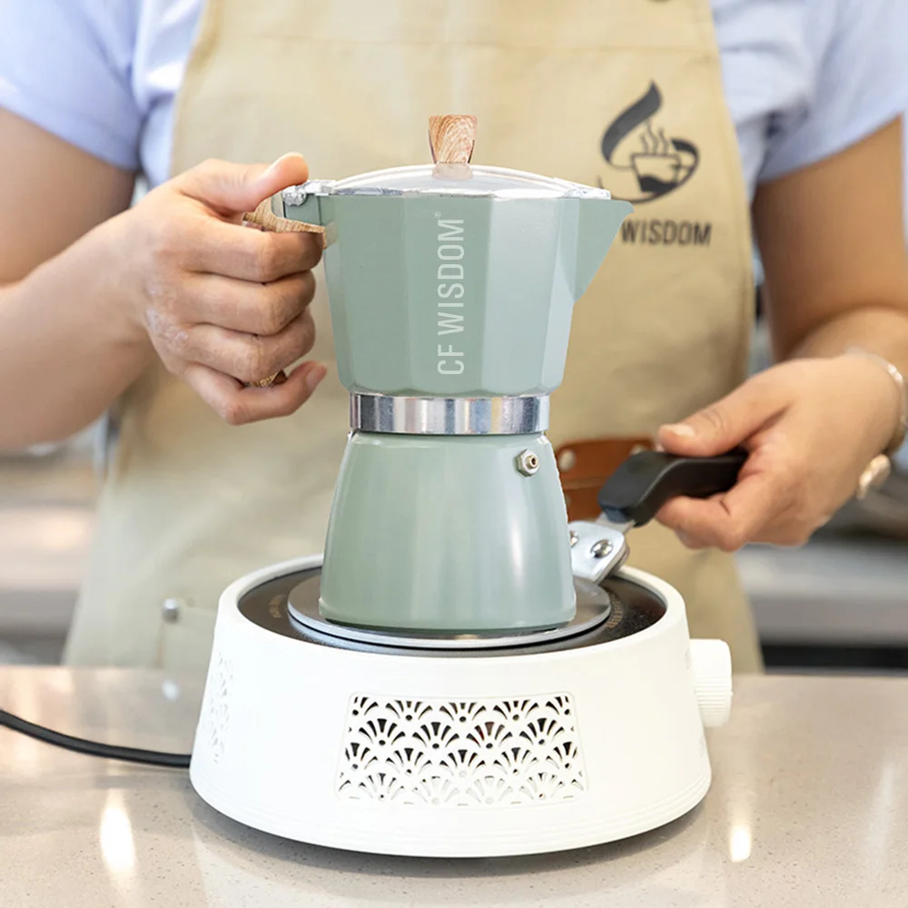 

Кофеварка для эспрессо, плита в подарок, классический горшок для мока, прочный кофейник-перколятор для домашнего пивоварения, Рождество, день рождения