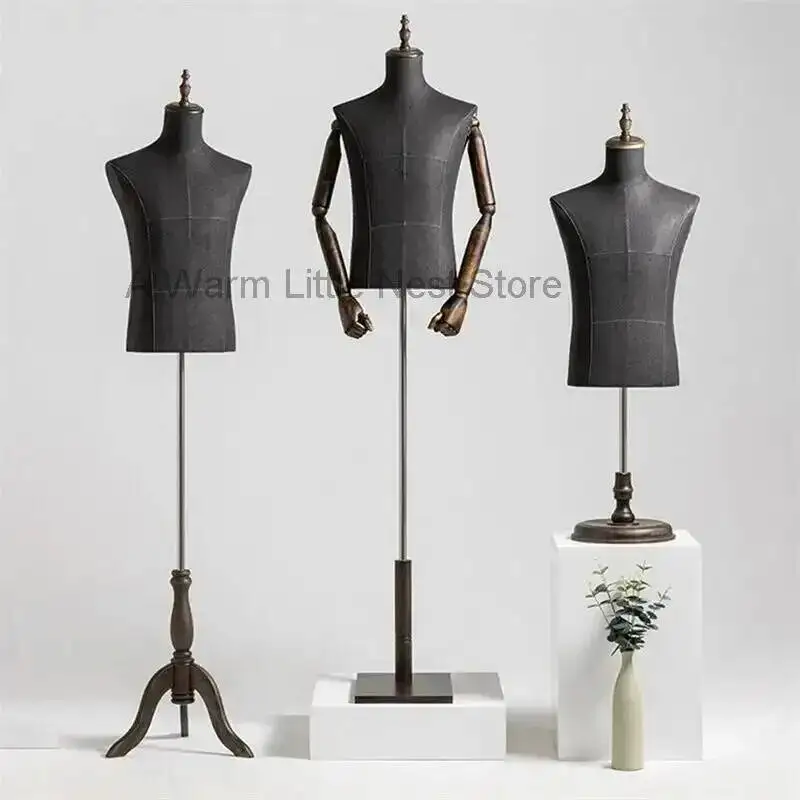 Props Men's for Male Mannequins Clothing Body Store men's Body Display Rack Upper Body Suit Dress Window Dummy Mannequin Doll Z