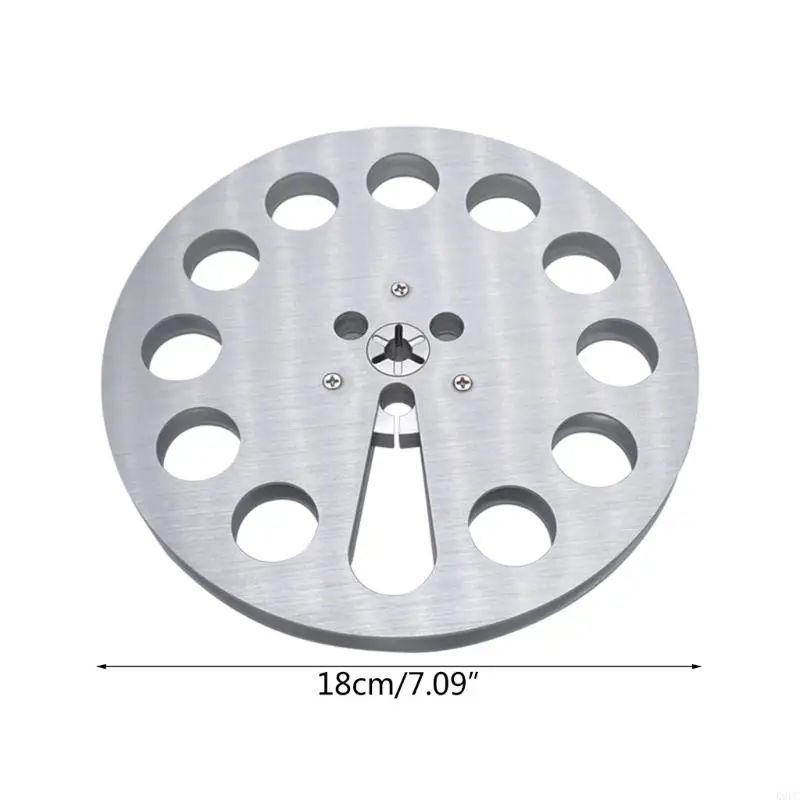 K9FC Premium 7 polegadas fita magnética rolo -Matte Spool vazio alumínio com 12 orifícios