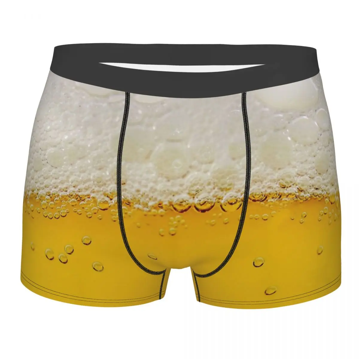 Funny Beer Design1 Underpants Homme Panties Men\'s Underwear Ventilate Shorts Boxer Briefs