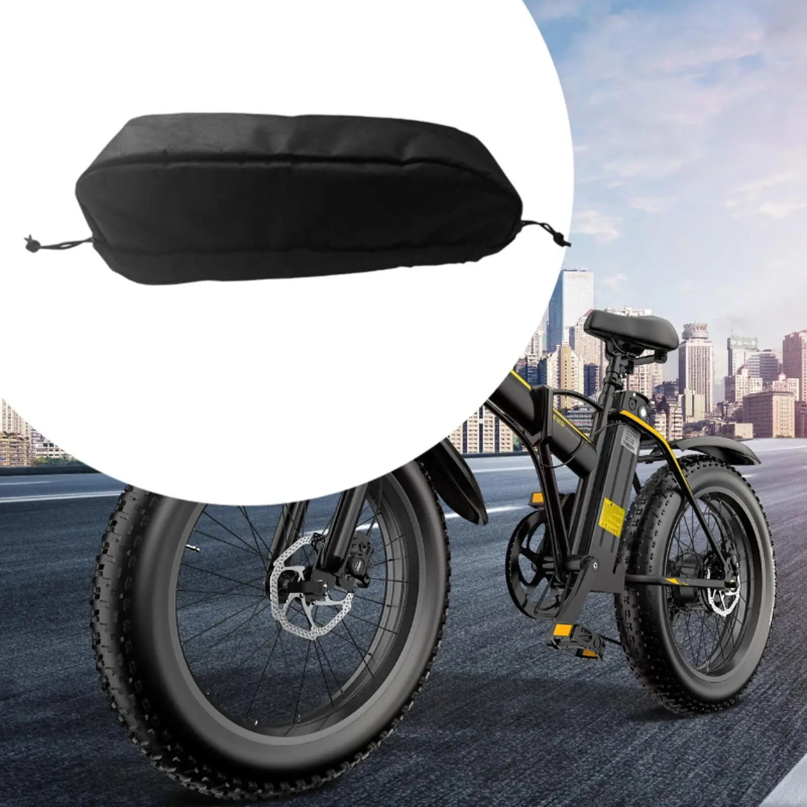 Bicycle Dustproof Cover Power Supply Protect Cover Frame Cover Rain Cover Dirt Resistant E Bike Power Supply Cover for Riding