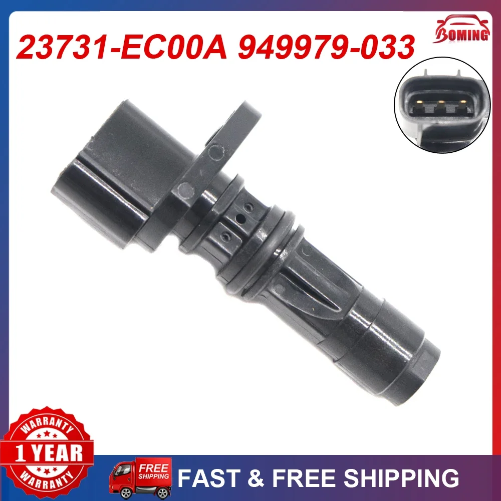 Nuevo Sensor de posición de cigüeñal de coche CPS 23731-EC00A para Nissan ALMERA Navara Pathfinder X-TRAIL 2,2 2.5L YD25 DCi D40 949979 -033