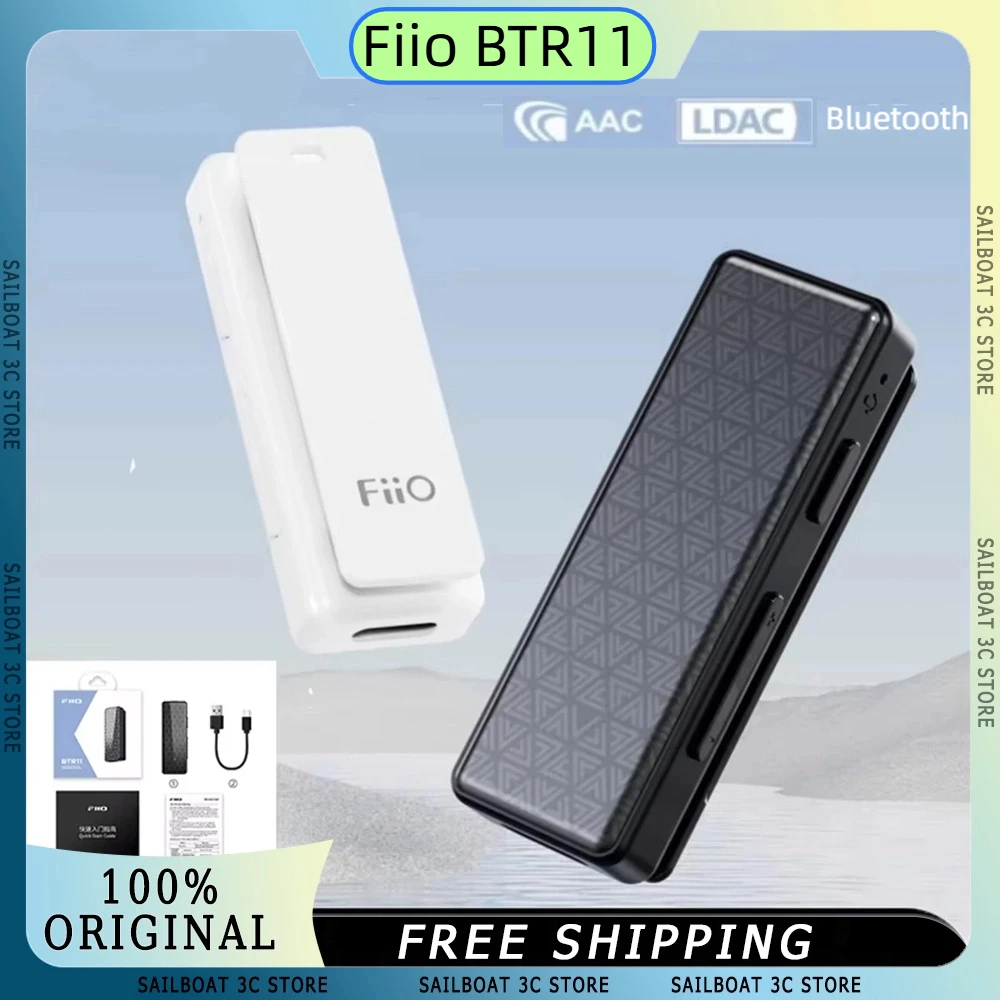 

Fiio BTR11 Bluetooth 5.3 приемник LDAC беспроводной Bluetooth аудио усилитель для наушников адаптер усилитель для наушников с микрофоном