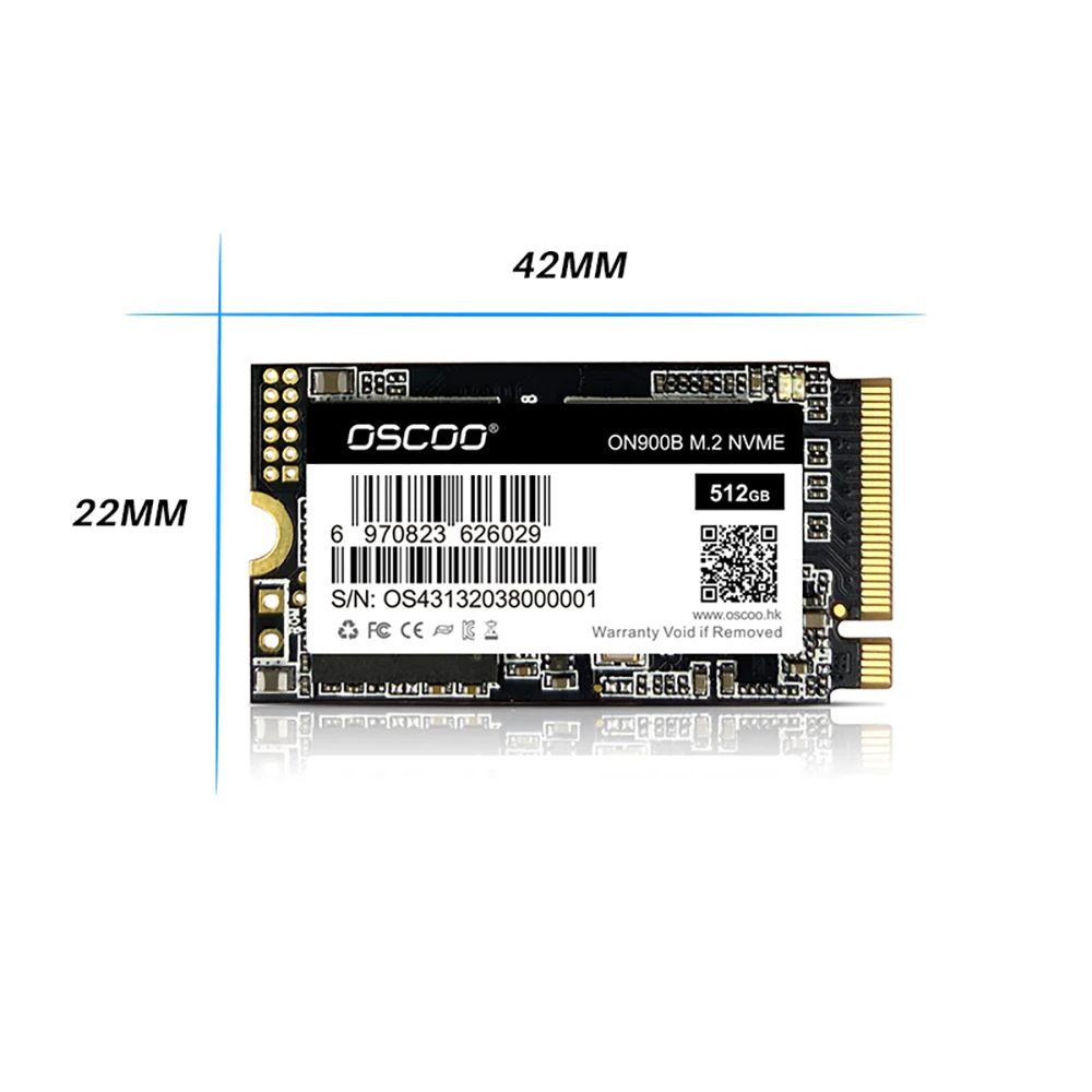 OSCOO-SSDインチのラップトップおよびデスクトップコンピューター,nvme,ssd,m2,pcie,m.2,2242 GB,256GB, 512GB, 1テラバイト,直接配信,卸売り