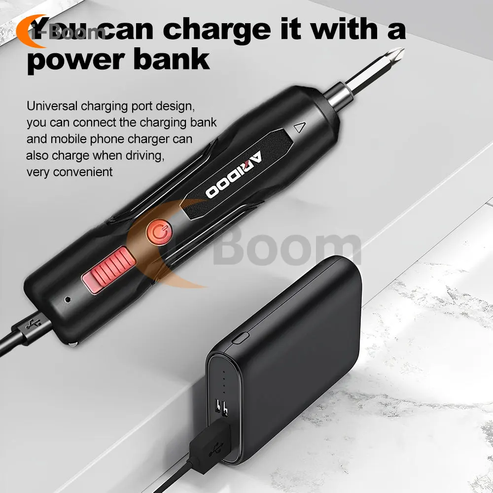 7.8VF Long Range Electric Screwdriver USB Charging Wireless Electric Screwdriver Set Home Toolbox Precision Maintenance Tool