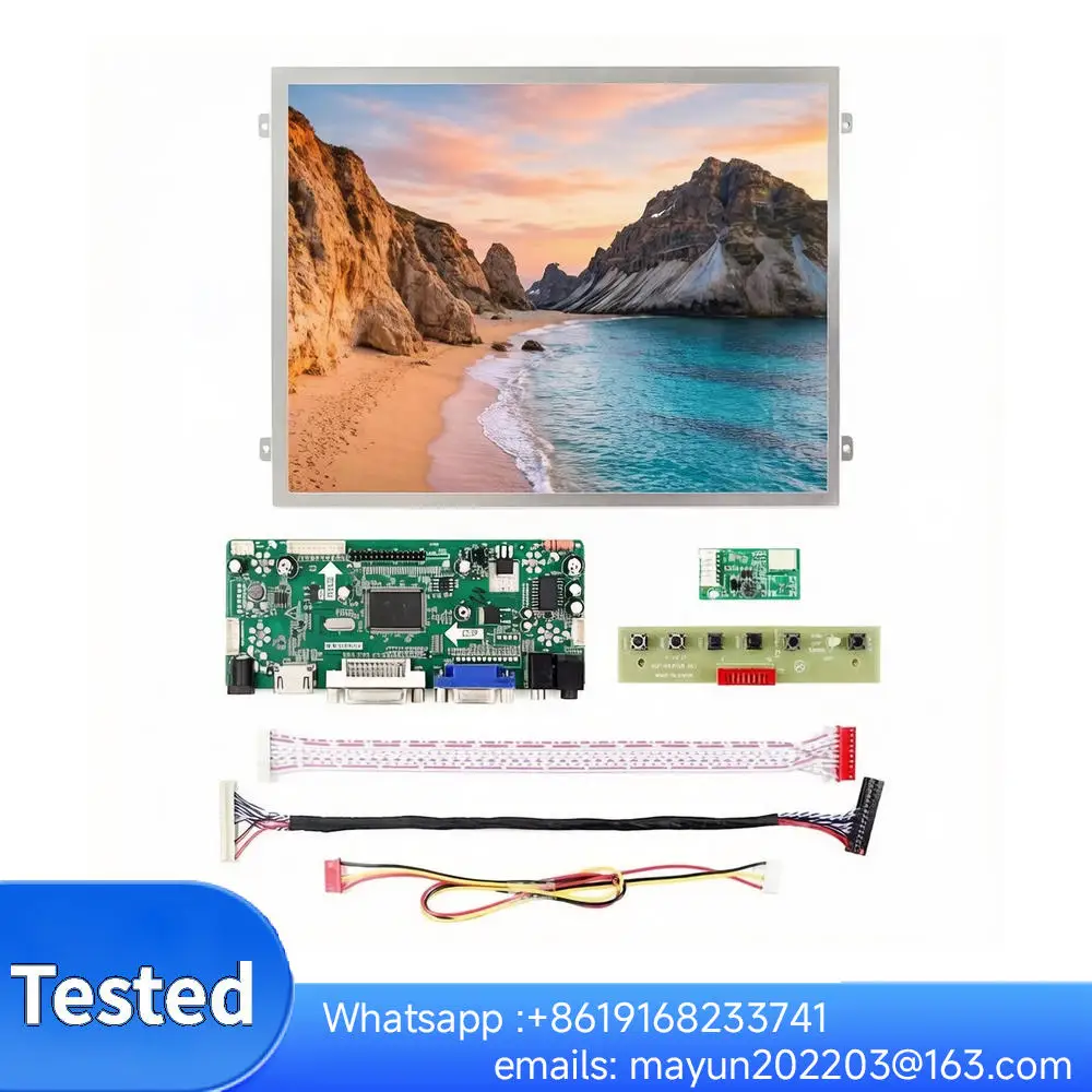 VS104T-003A 10.4-Inch IPS LCD Screen, 1024×768 XGA 500nit with HDMI VGA Audio Controller Board