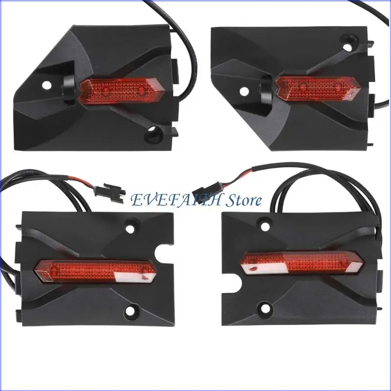 

124B Ударопрочный боковой фонарь для скутера, аксессуар для лампы, повышенная безопасность в ночных поездках, простая сборка,