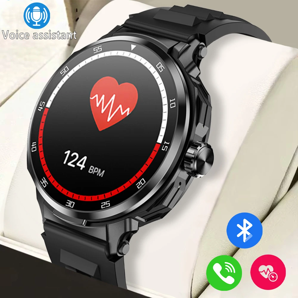 New Built in Earphones Smart Call Watch 5.3 Bluetooth Connection 1.46-inch Screen 240mAh Battery Men's Smart Watch