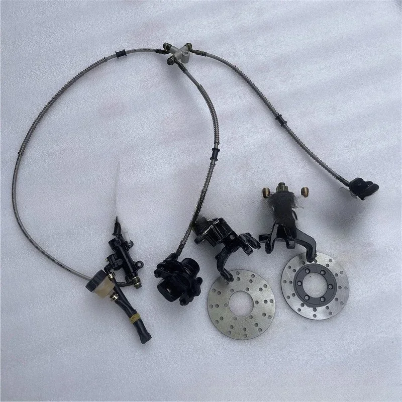 Four-wheel carding motorcycle accessories, Daniel ATV modified front disc brake one support and two foot brake claw flange