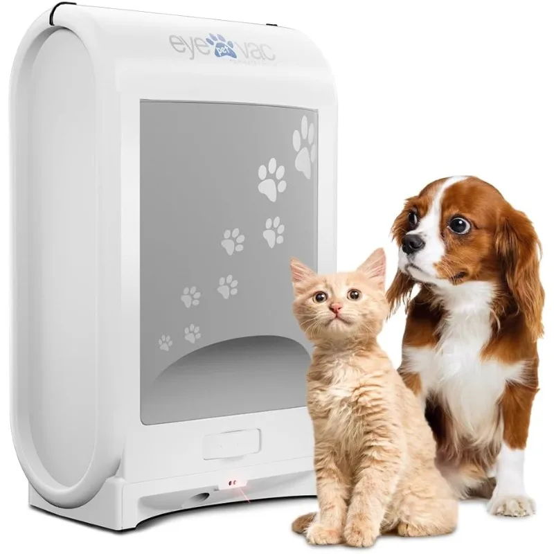 EyeVac-Pelle à poussière automatique sous vide sans contact pour animaux de compagnie, pelle à poussière ultra rapide et injuste, idéale pour balayer les poils d'animaux, les chats et les chiens, la cuisine, D343