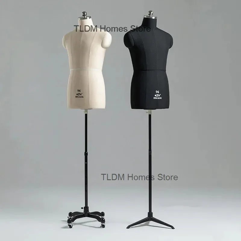 Professional Tailor Mannequin Male Upper Body Standard Size Sewing Mannequin for Clothing Design Can Be Pined Vertically P