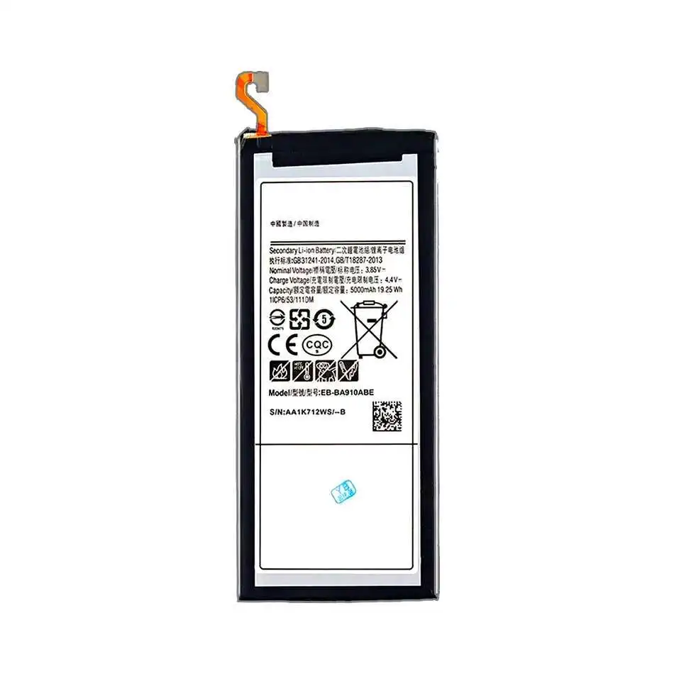 بطارية الهاتف المحمول EB-BA910ABE 5000Mah لأجهزة سامسونج جالاكسي A9 + A9000 A9 Pro 2016 Duos TD-LTE, SM-A9100, SM-A910F DS