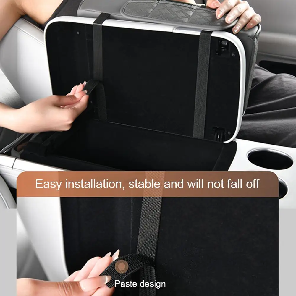 

Car Arm Rest Cushion Multi-Pocket Center Console Cushion Car Holder Holder/Tissue Interior Elbow Support Cup Access With Ca L3B7
