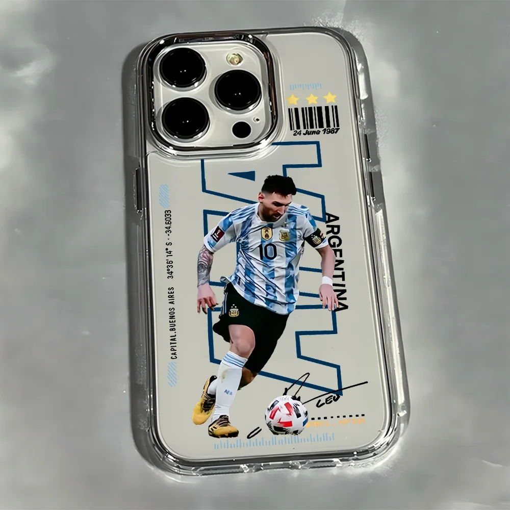 Berühmte Fußballspieler C-CR7 Handyhülle für iPhone 17 16e 16 15 14 13 12 11 mini Pro Max X XR Air Plus Transparente Weiche Schutzhülle