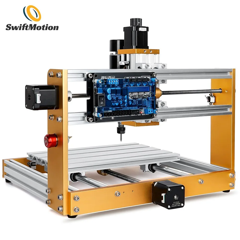 

CNC engraving machine, small portable marking machine, 500W spindle CNC3018plus CNC cutting machine