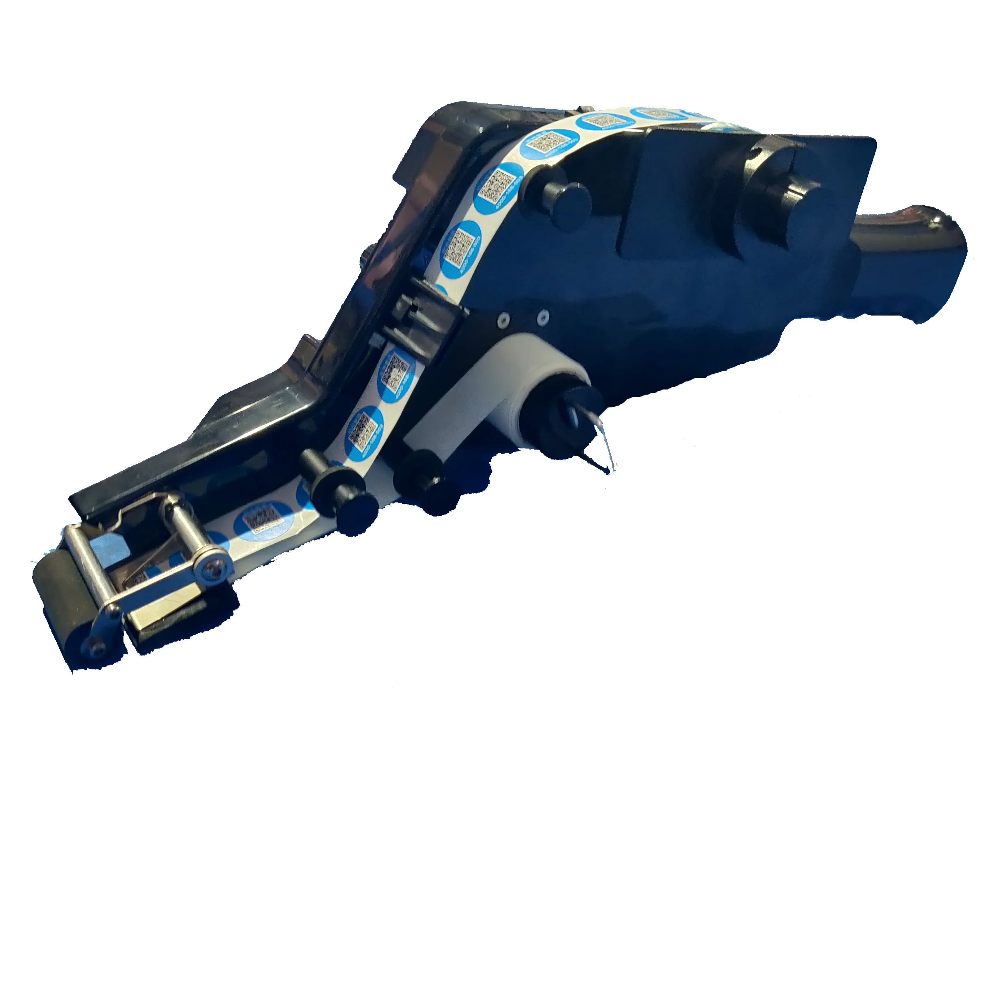 آلة وضع العلامات المحمولة الخاصة بالملصقات الصغيرة، آلة وضع العلامات على الشعار