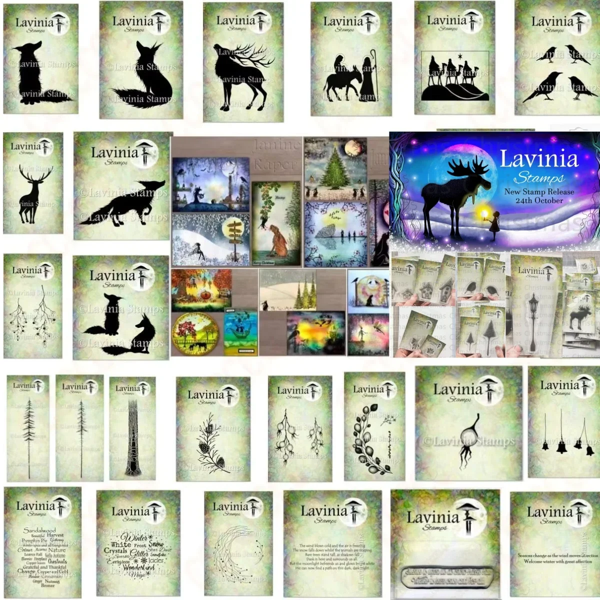 

New Arrivals Christmas Tree Fox Collection Clear Stamps Scrapbooking Supplies Gift Paper Card Album Diy Craft Template