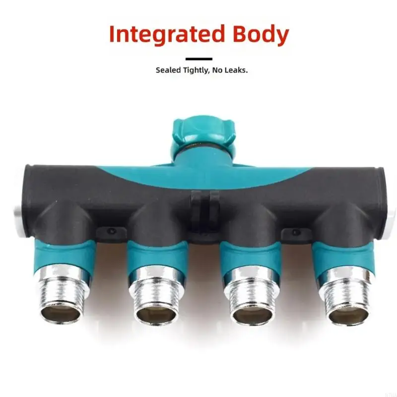 

Durable 4 Way Garden Splitter With Two Adjustment Systems For Efficient Water Distribution 87HA