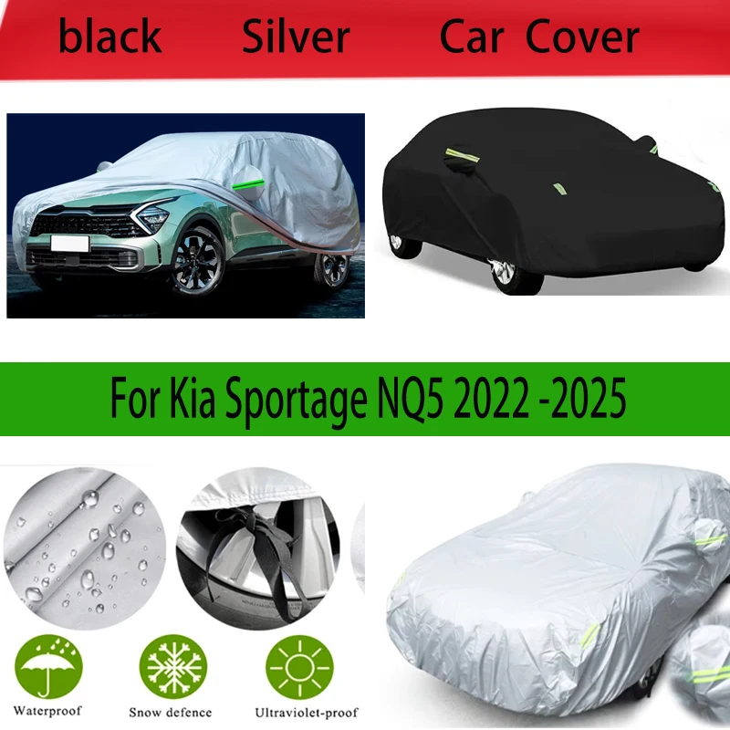 

For Kia Sportage NQ5 2022 2023 2024 2025 Full Car Covers Outdoor Sun Anti UV Rain Snow Dust Protection Oxford Cloth