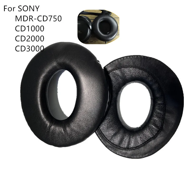 

sheepskin Ear Pads For SONY MDR-CD750 CD1000 CD2000 CD3000 Headphones Earpad Ear Cushion Ear Cups Ear Cover Earpads Repair