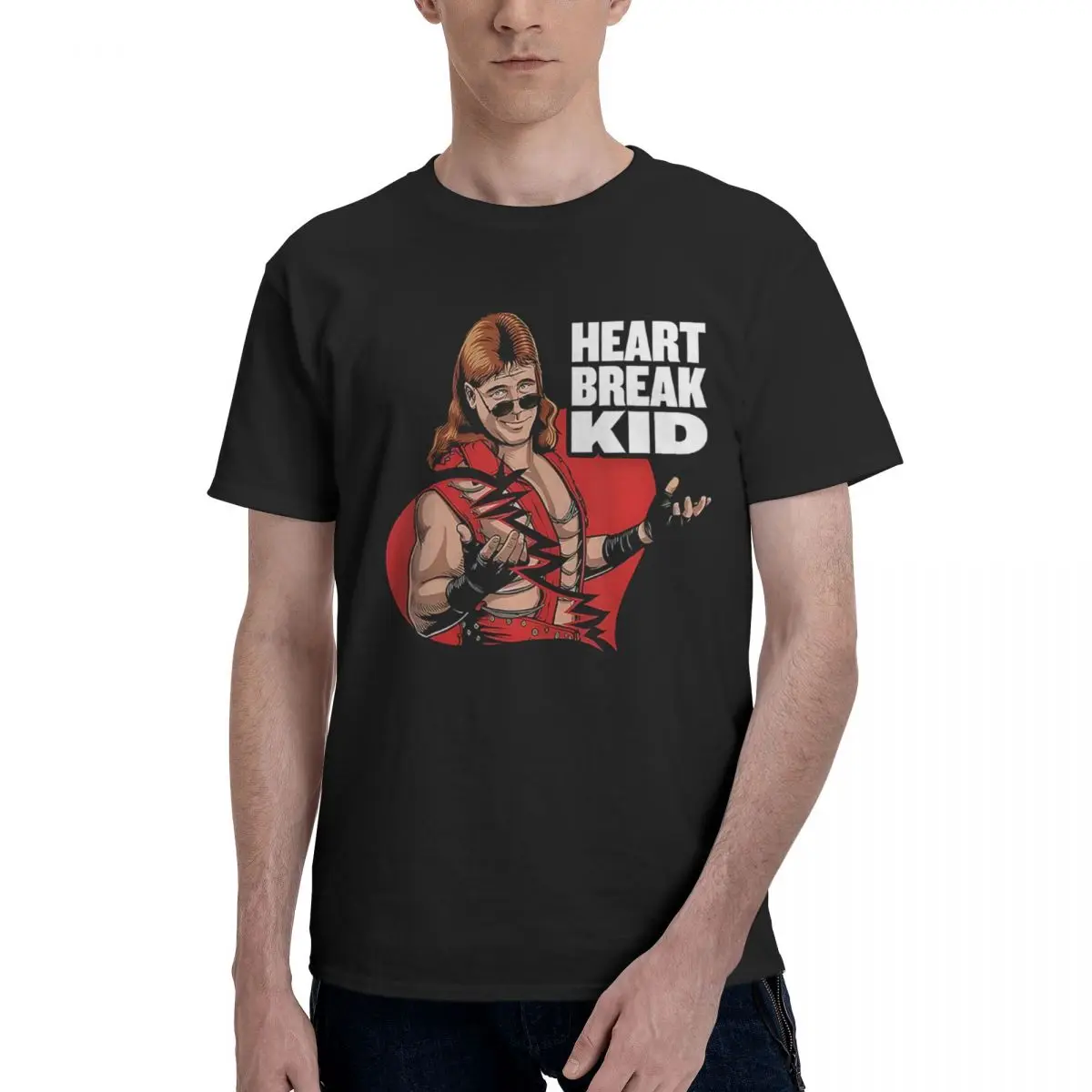 

Shawn Michael HBK The Heart Break Kid, повседневная дышащая удобная рубашка из 100% хлопка, новые подарки и футболки, мужская одежда