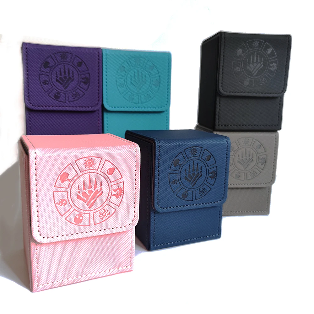 

Upgraded Minimalist Card Storage Box Portable Durable Deck Storage Container for Tabletop Games Ideal Holiday Gift Accessory