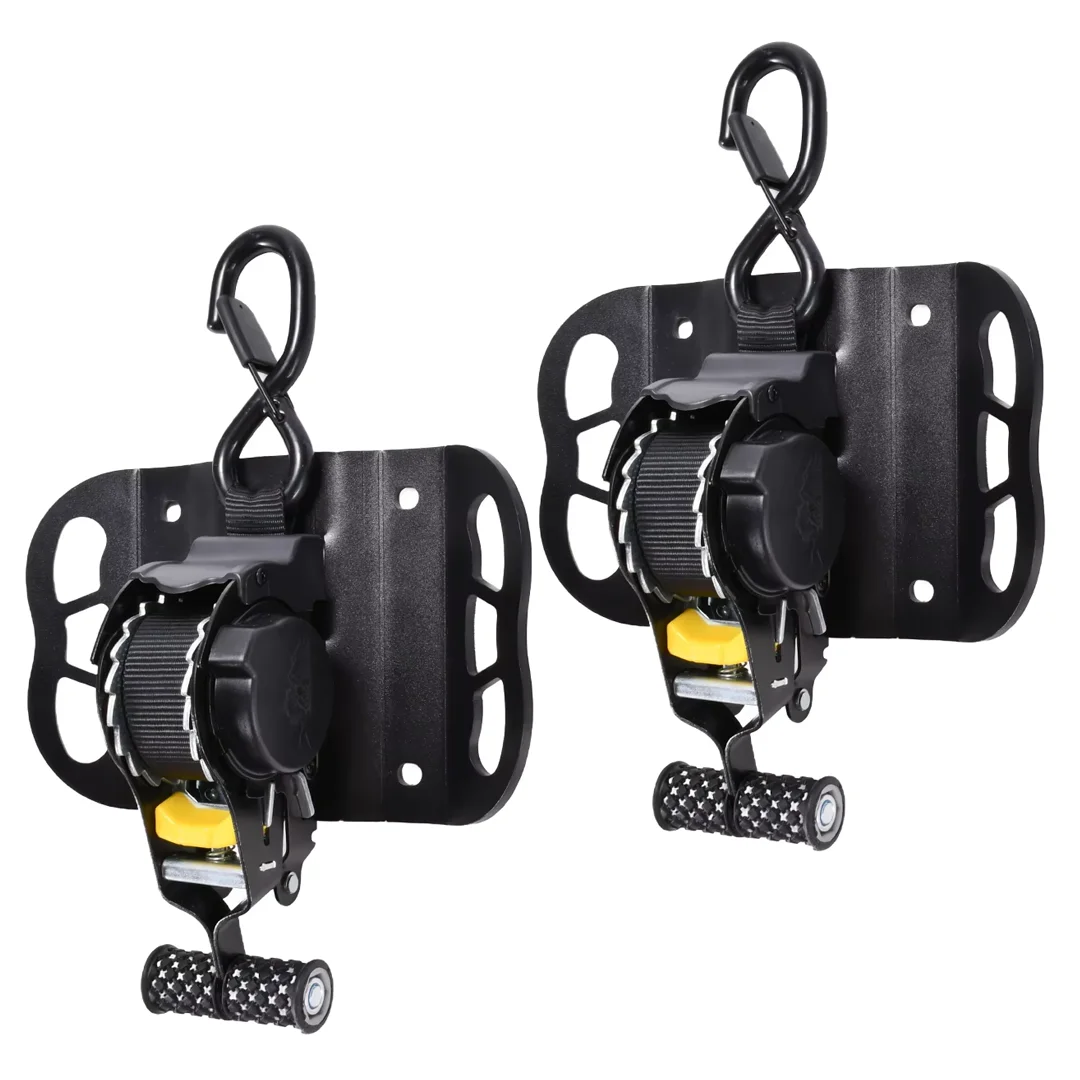 

Heavy Duty Retractable Truck Bed Tie Downs Bed Mounted Retractable Tie Down Straps Compatible Ford Boxlink for Ford 2015+ F150