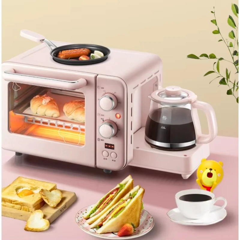 

3-In-1 Multifunctional Breakfast Bread Machine Oven/Frying Pan/Food Maker