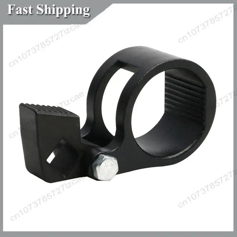 

-A99Z Multi-Function Steering Wrench Steering Machine Ball Head Screw Disassembly Tool Pull Rod Screw Rudder Lever Wrench Black