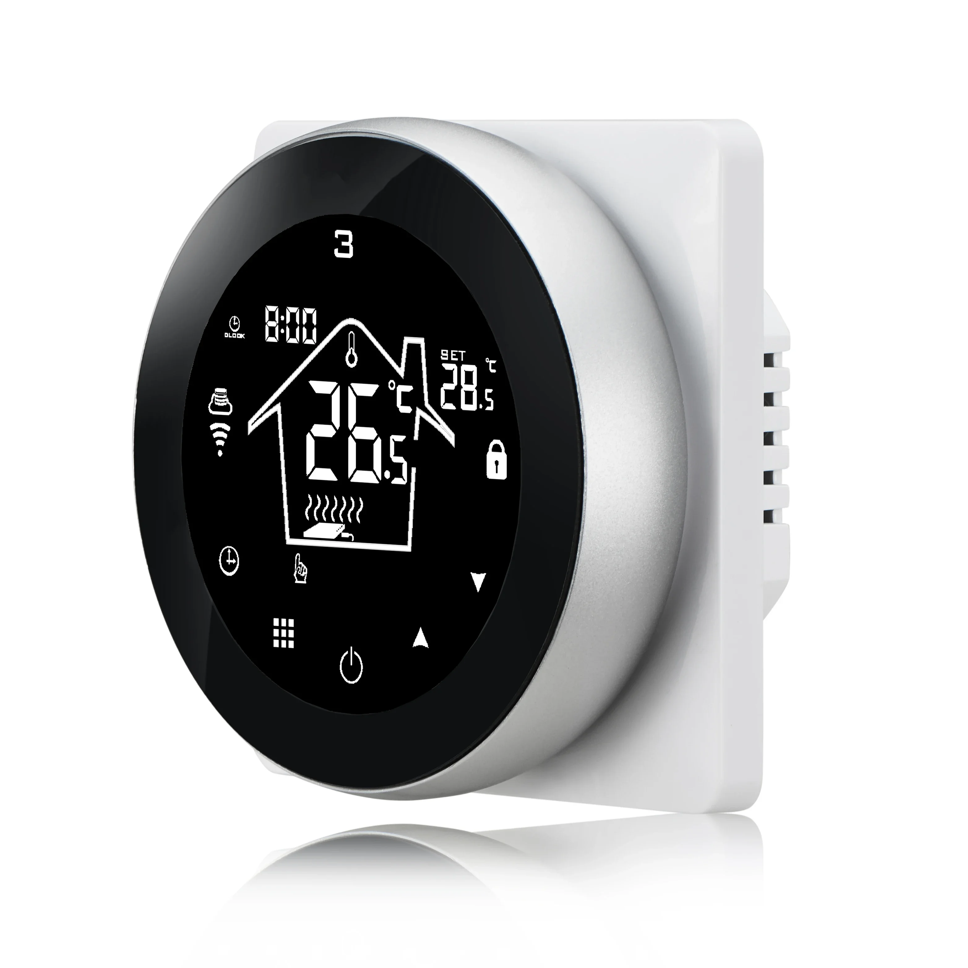 WiFi Smart Thermostat and Temperature Controller for Electric Heating, Compatible with Smart Life/Tuya App