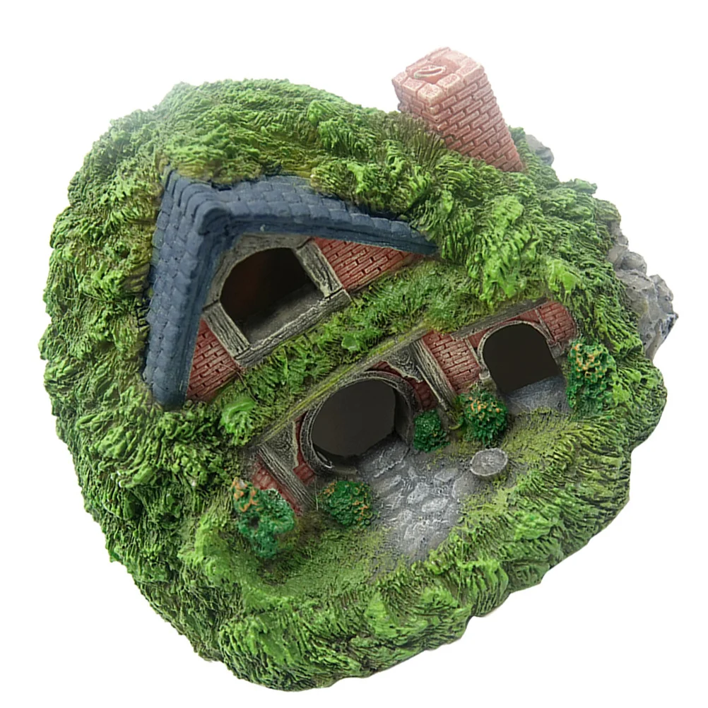 

Small Resin Aquarium Decoration Roman Column Ruins Fish Tank Hideout Betta Fish Hiding Shelter Shrimp Tank Ornament