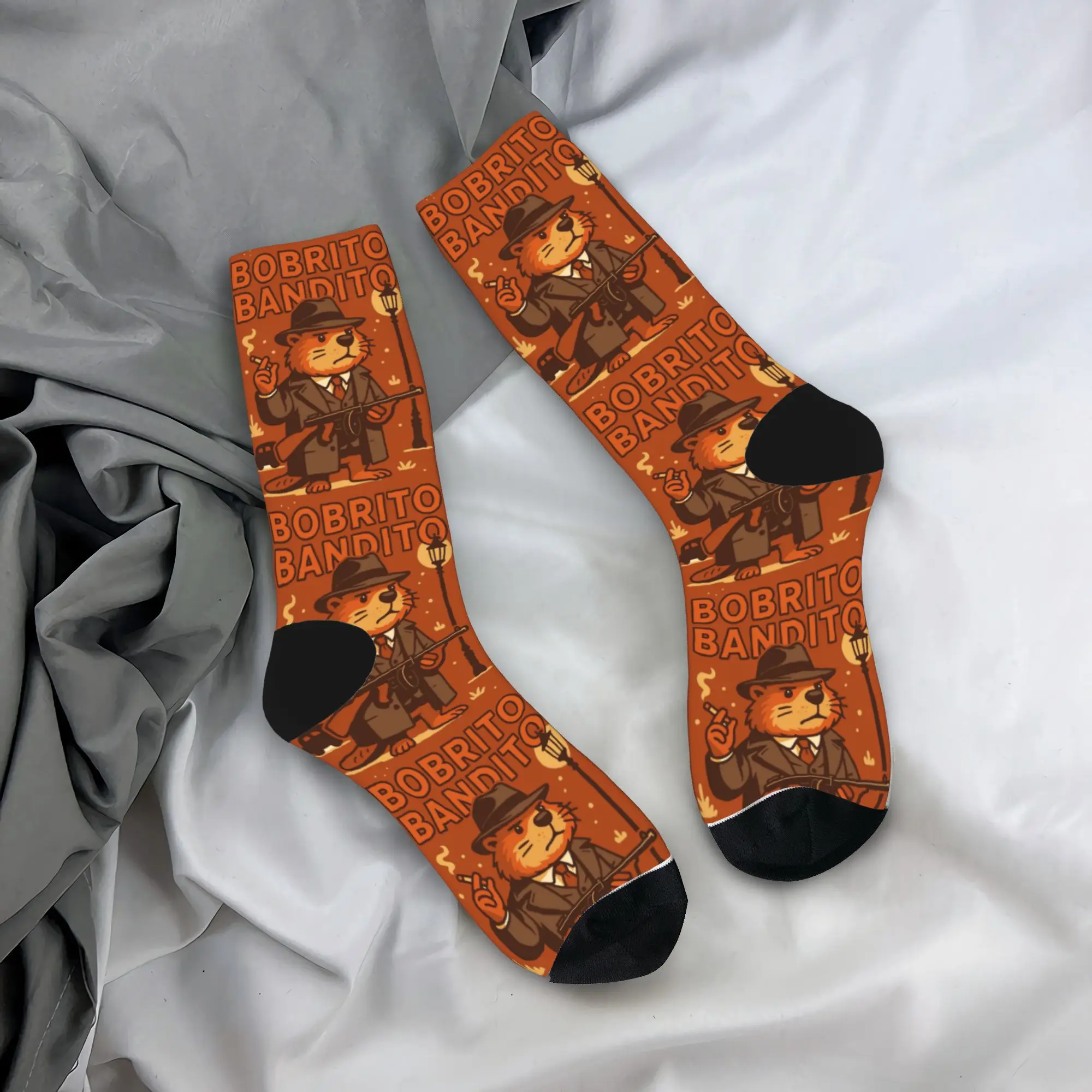 

Women Men Socks Bobrito Bandito Italian Brainrot Memes Pixel Stockings Non Slip Soft Socks Autumn Harajuku Outdoor Sports Socks