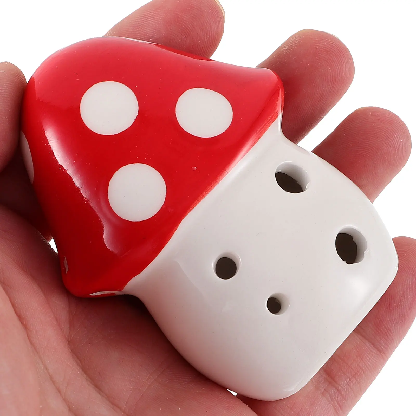 

2Pcs Mushroom 6-Hole Ocarina Beginner Kids Musical Instrument Portable Ceramic Professional Practice Children Ocarina