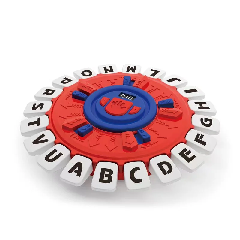 Basta Mehrsprachiges Alphabet-Brettspiel in Spanisch-Englisch, pädagogisches Buchstaben-Lernspielzeug für Kinder, Familie, Eltern-Kind-Spiel