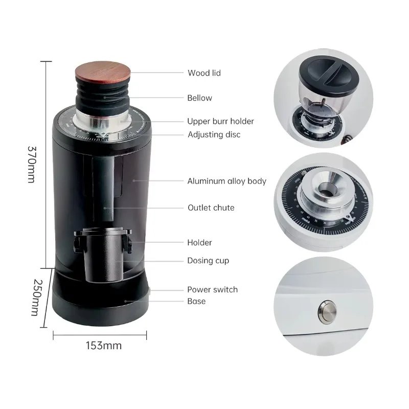 Professionelle DF83 Espresso-K – Coffee Bean Grinder Electric Bewertung und Preis