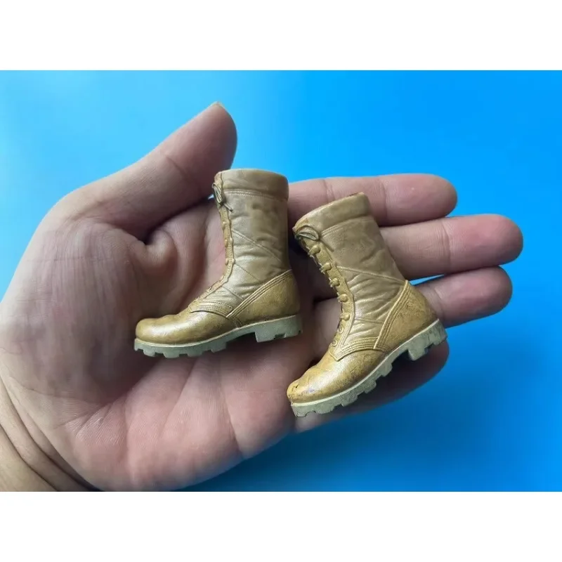 1/6 Scale Mini Handmade Hollow Shoes Modern US Military Tactical Boots Shoes Model for 12inch Soldier Action Figures Body Toys