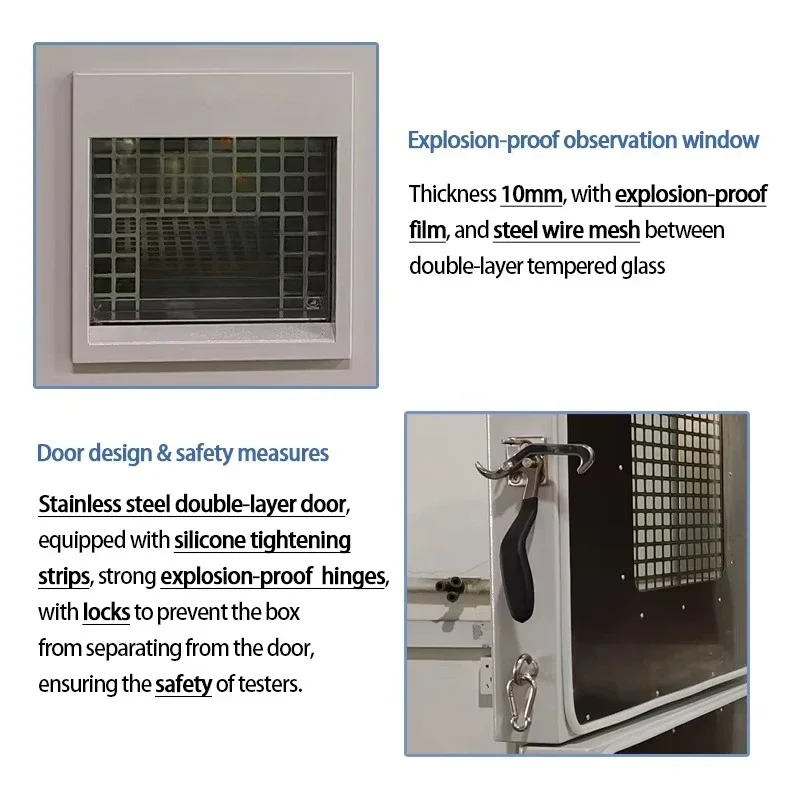 Battery Thermal Shock Test Chamber Hot Air Circulation Fast Heating Drying Industrial Laboratory Vacuum Oven 250l