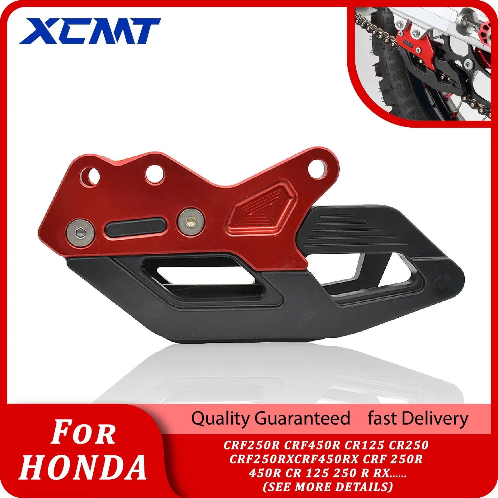 

Motorcycle CNC Chain Guide Guard For Honda CRF250R CRF450R CR125 CR250 CRF250RX CRF450RX CRF 250R 450R CR 125 250 R RX 2005-2021