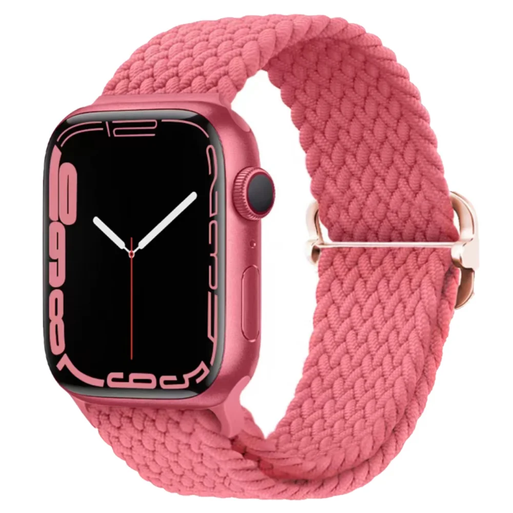 Nylon Strap For Apple Watch 12 11 10 9 8 7 46mm 42mm Adjustable Wristband iWatch Ultra4-3-2-1 49mm 6 5 4 SE 45mm 41mm 44mm Belt