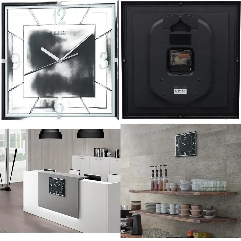 

Eleven-Inch Black Lanvin Silent Wall Clock