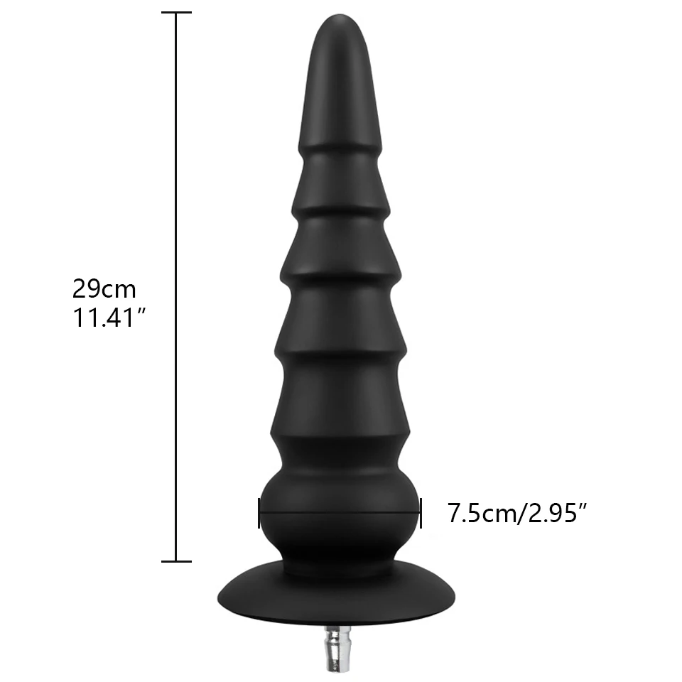 ROUGH BEAST Sex Machine Dildo Attachment for Vac-U-Lock Masturbation Machine Silicone Anal Plug Women Man  Masturbator Sex Toys