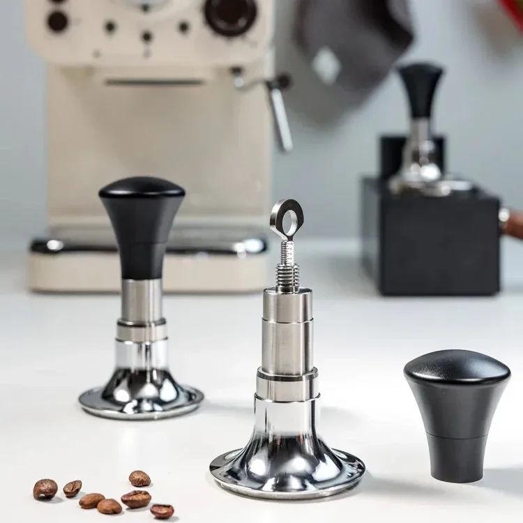 Accessories 51, 53mm, 58mm Stainless Steel Constant Pressure Concentrated Coffee Strong Tamper, Starting From 10 Pieces for Sale