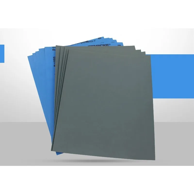 กระดาษทรายแบบเปียกและแห้ง ชุดกระดาษทรายขัดเงาสำหรับรถยนต์ โลหะ พลาสติก ขนาดเม็ดทราย 220-7000