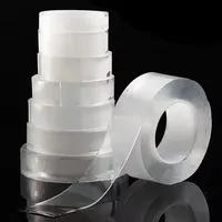 Strong Double Sided Nano Tape Removable Waterproof No Traces Reusable Transparent Nano Tape For Carpet Seams 1/2/3/5M Length