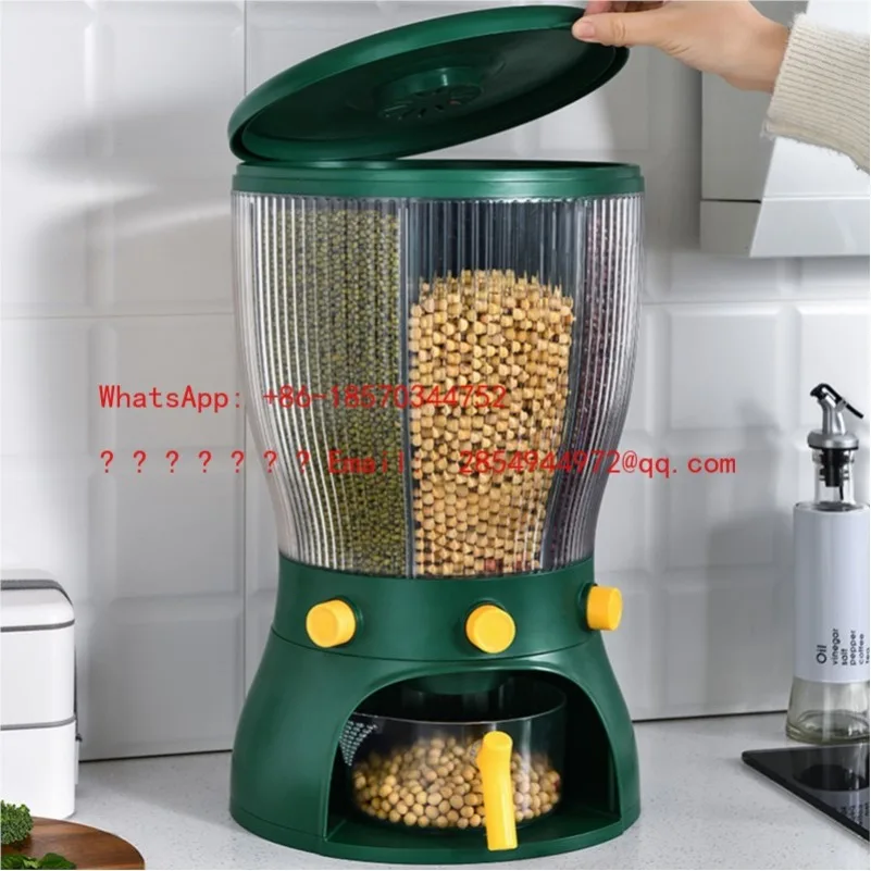 L Multi Functional Rotating Covered Storage Box, Moisture-proof and Insect Proof
